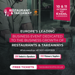 Restaurant & Takeaway Innovation Expo – 10th & 11th October, ExCeL London