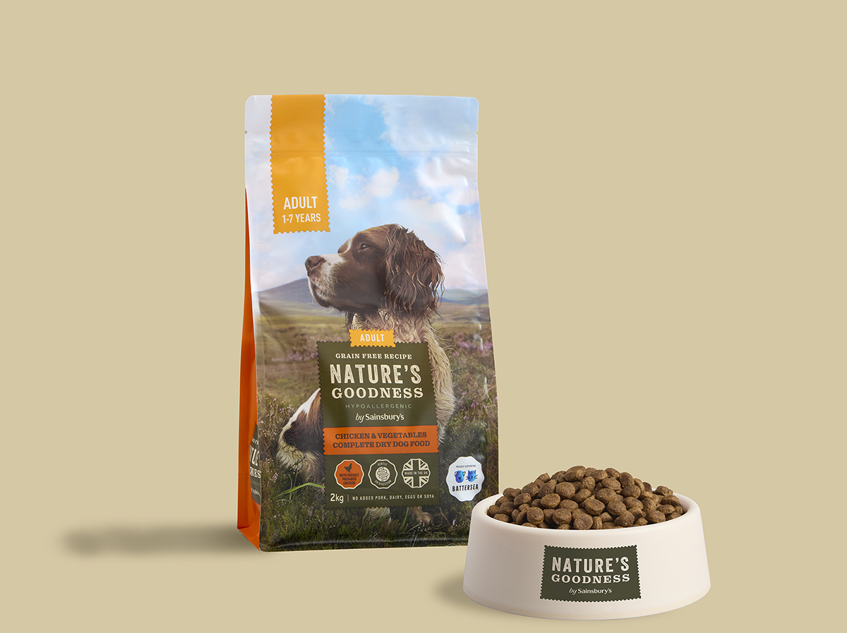 Sainsbury’s announces Battersea partnership as it extends Nature’s Goodness range